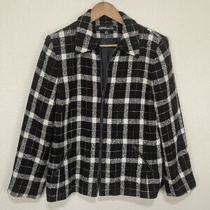 Kasper and CO Plaid Jacket Size:14